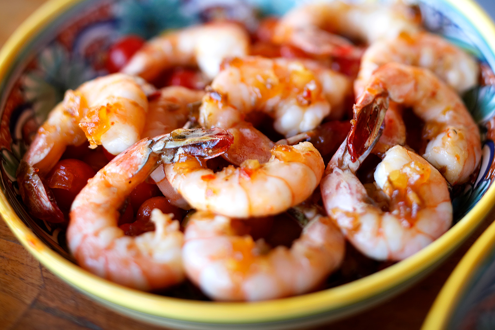 Shrimp Marinating