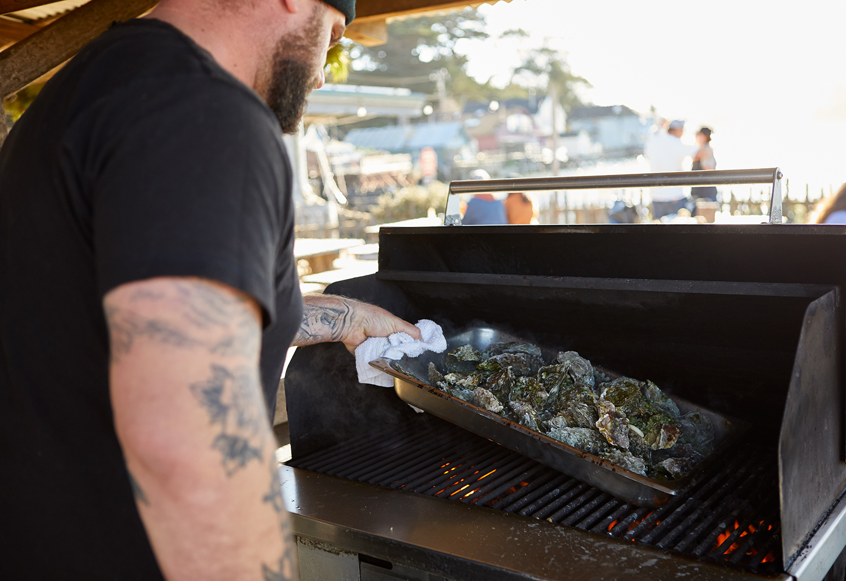 BBQ-ing Oysters